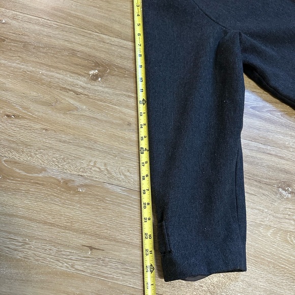 Eddie Bauer Mens Barn Coat Heavy Gray Wool Herringbone Chore Jacket Size Large - Picture 7 of 10